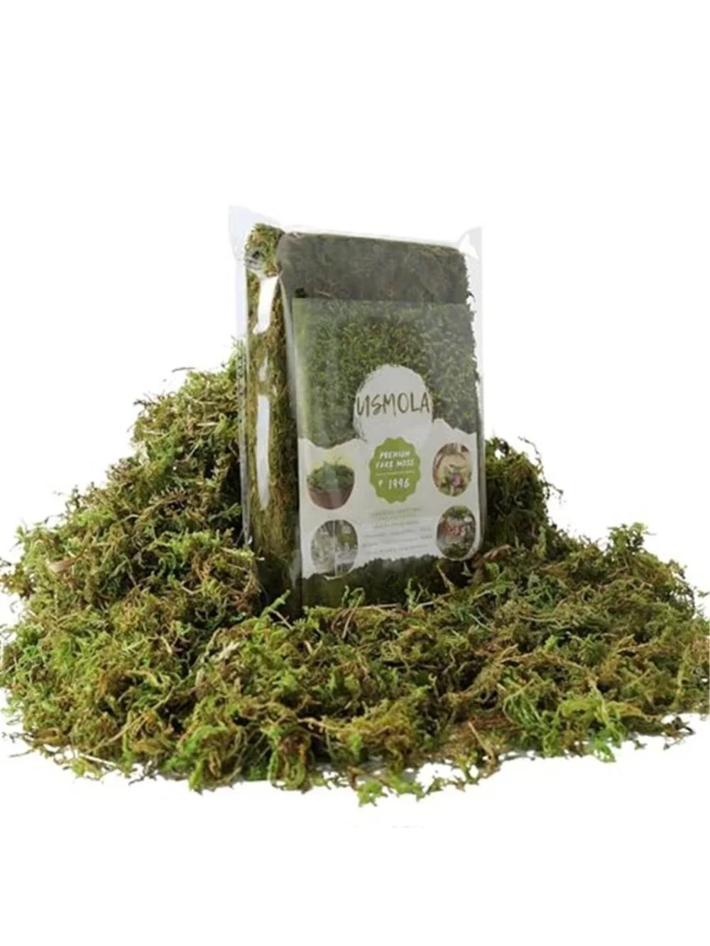 Artificial Moss Green Craft Moss Fake Preserved Moss DIY Floral Home Decor 4oz